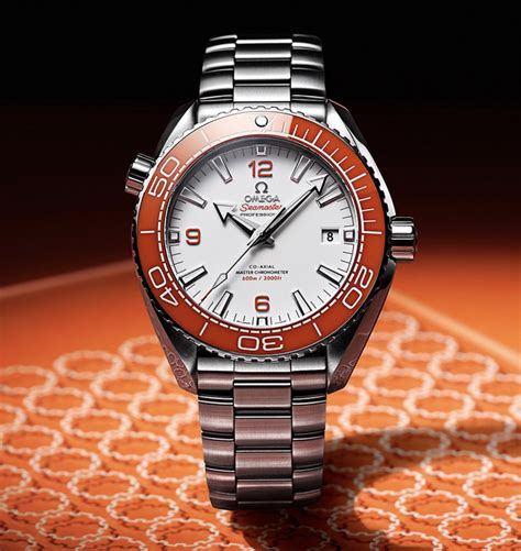 omega seamaster orange bezel replica|planet ocean orange bezel.